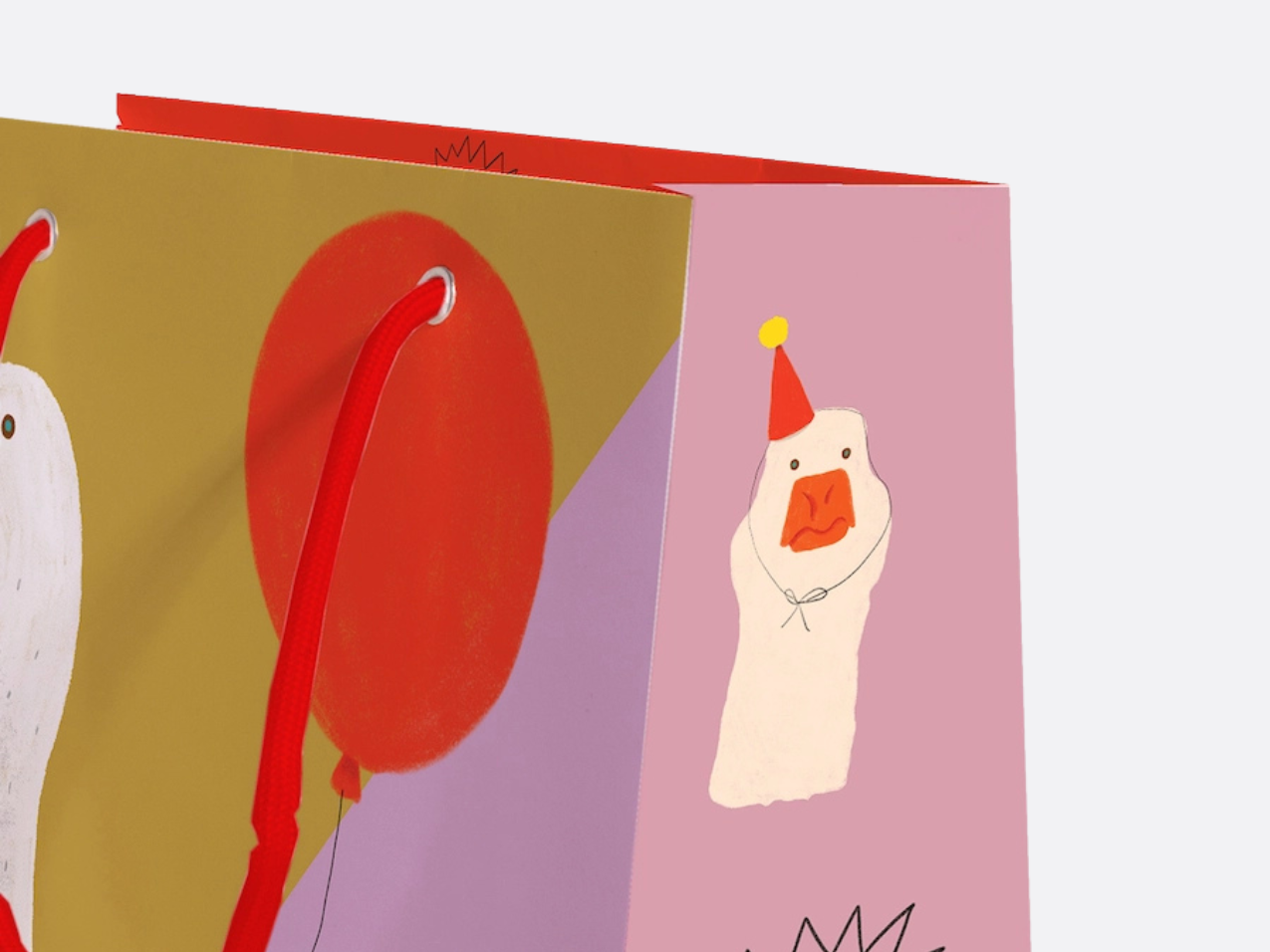 Goose Party - Medium Gift Bag