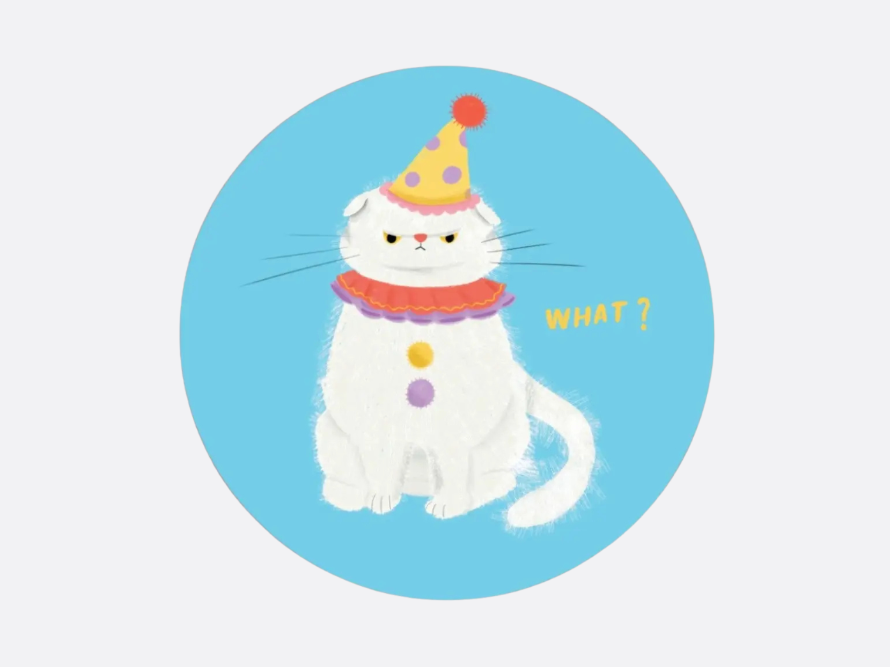 Grumpy Cat - Die Cut Sticker