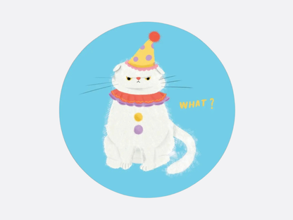 Grumpy Cat - Die Cut Sticker