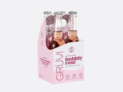 Gruvi Non-Alcoholic Bubbly Rosé - Pack of 4