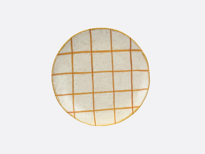 Hand-Painted Stoneware Plate