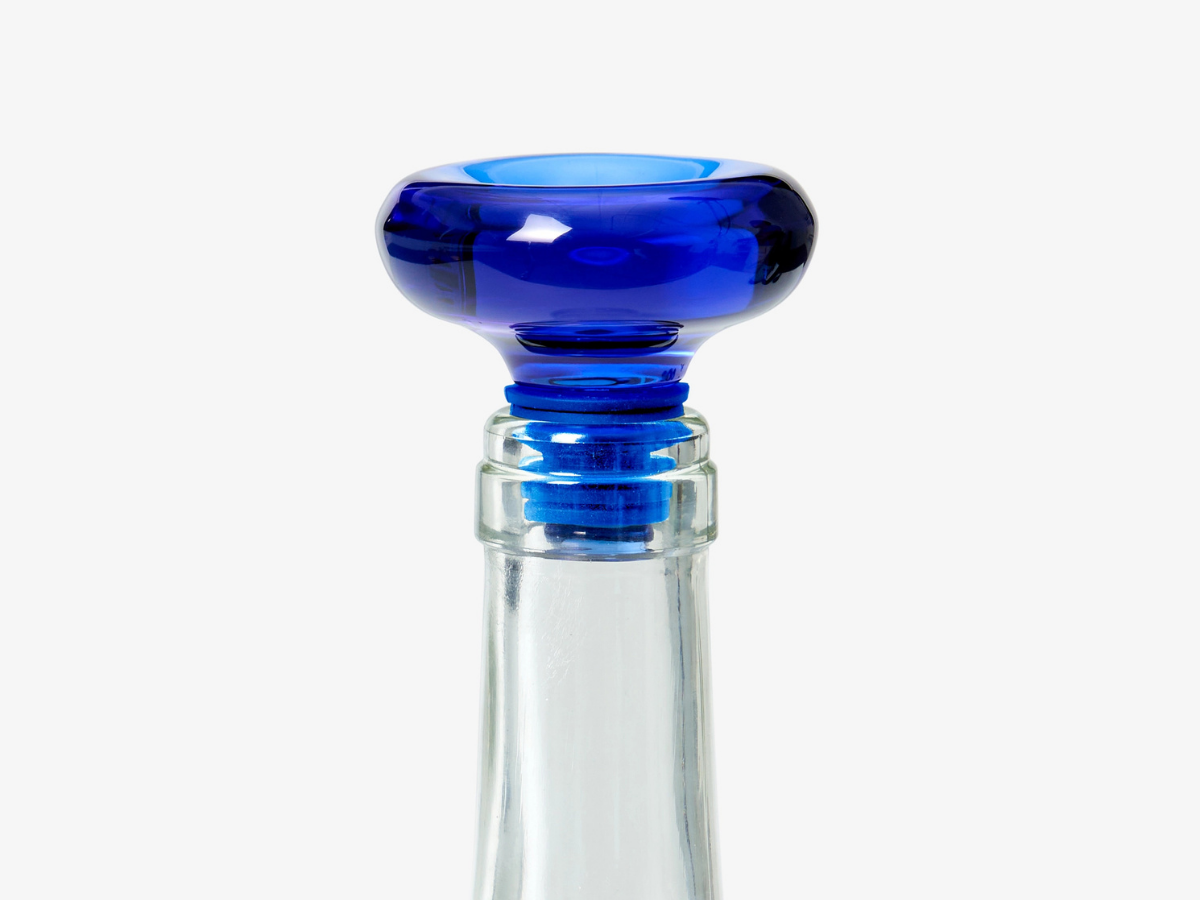 Hobknob Bottle Stoppers - Blue