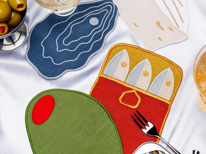 Hors D'oeuvres Cocktail Napkins - Set of 4
