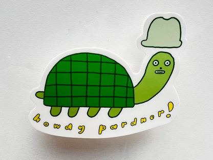 Howdy Pardner Sticker