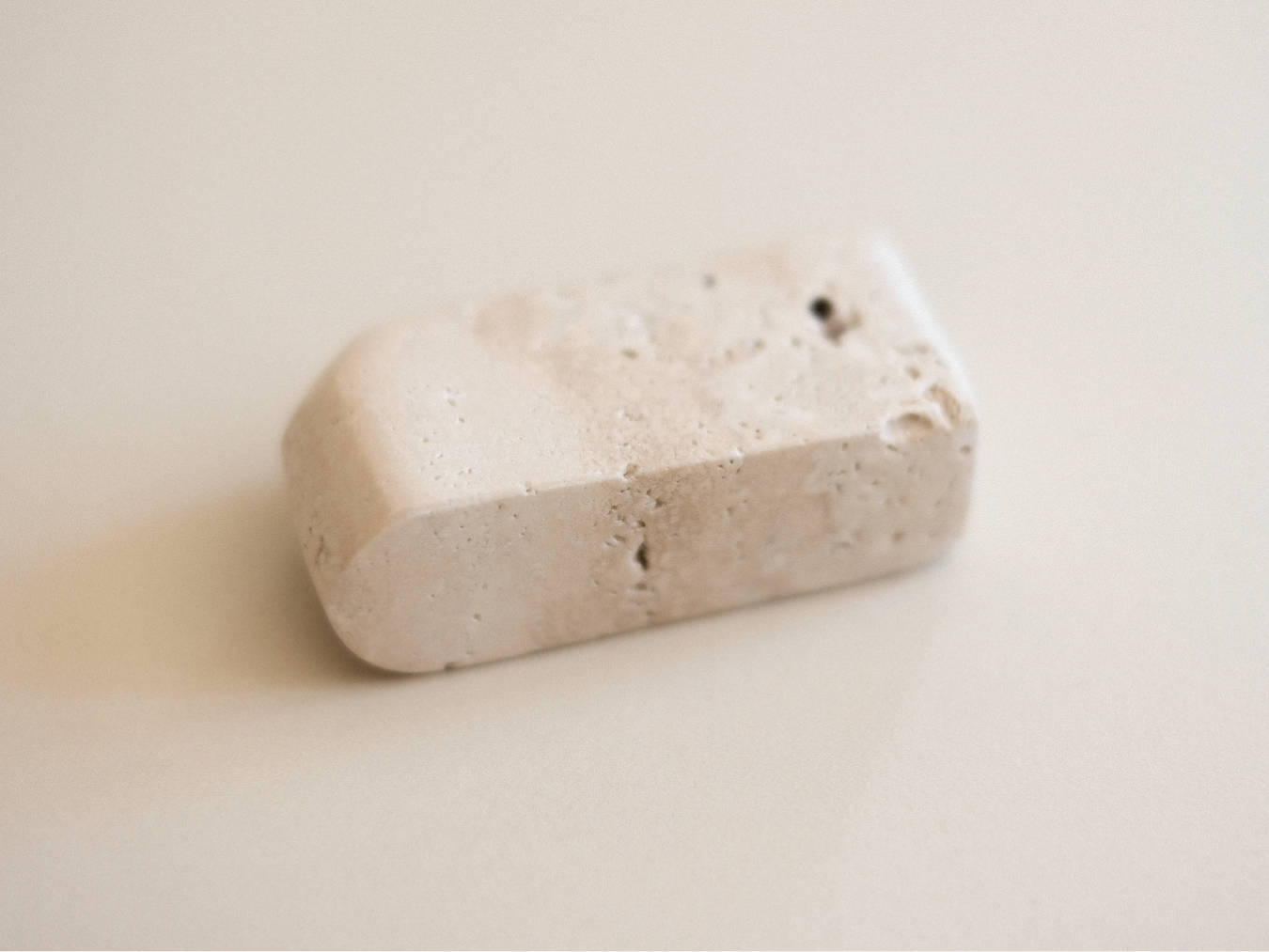 Incense Holder - Natural Travertine