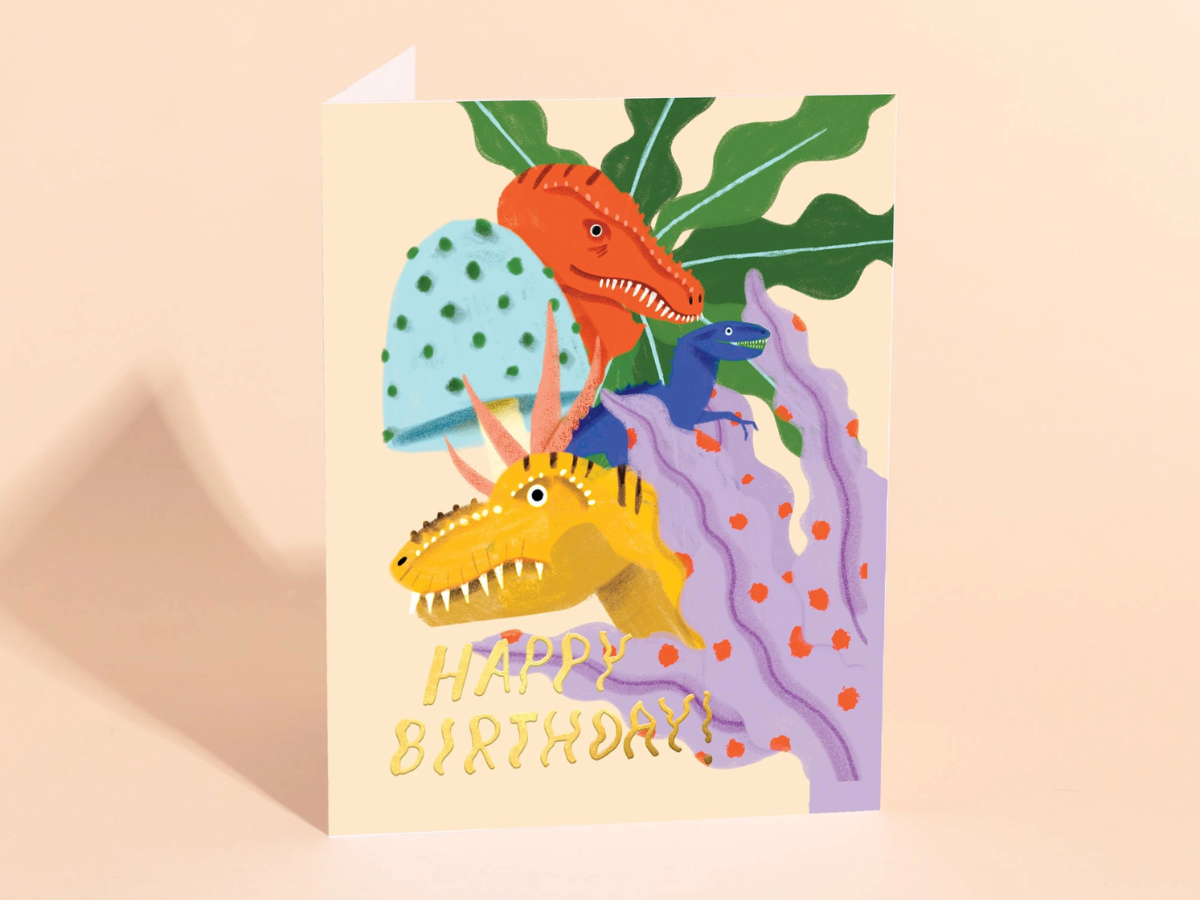 Jurassic Birthday - Birthday Card