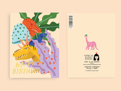 Jurassic Birthday - Birthday Card