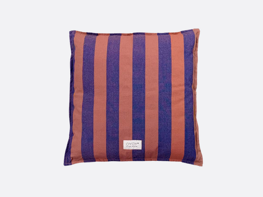 Kyoto Outdoor Cushion - Caramel + Blue