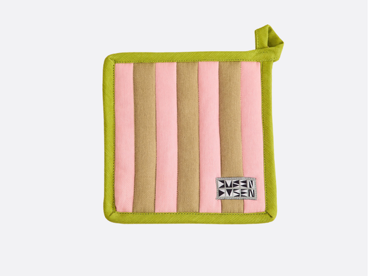 Pot Holder - Ladybug Stripe Quilted