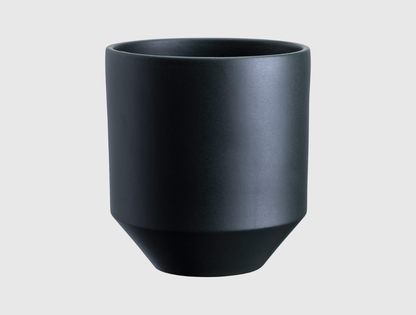 5" Lily Glazed Pot - Forest Night