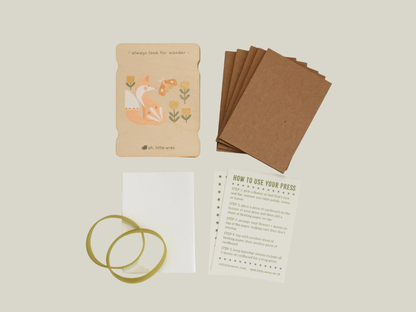 Little Nature Flower Press - Squirrel