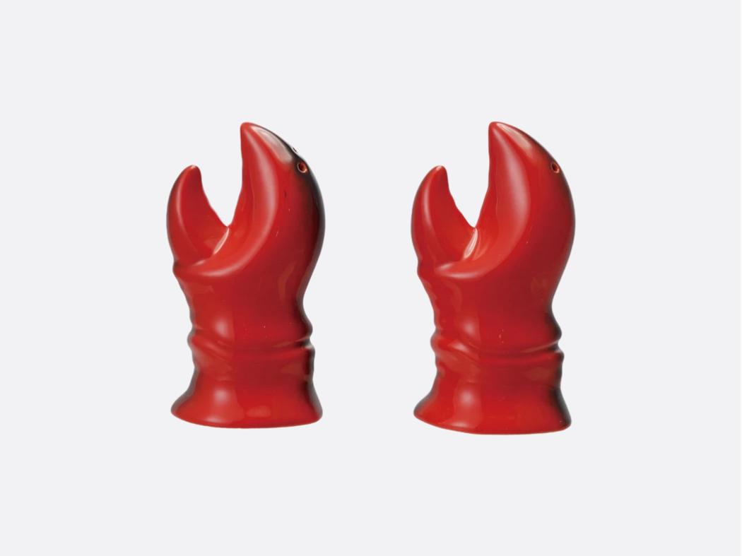 Stoneware Lobster Claw Salt & Pepper Shakers