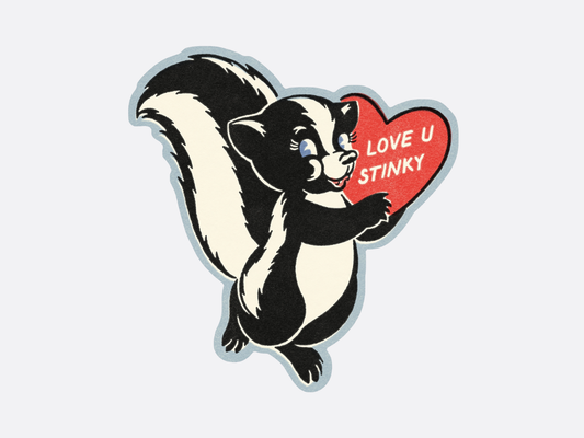 Love U Stinky Sticker