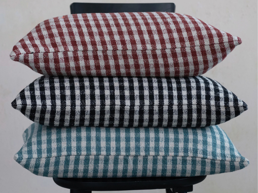 Woven Recycled Lumbar Pillow