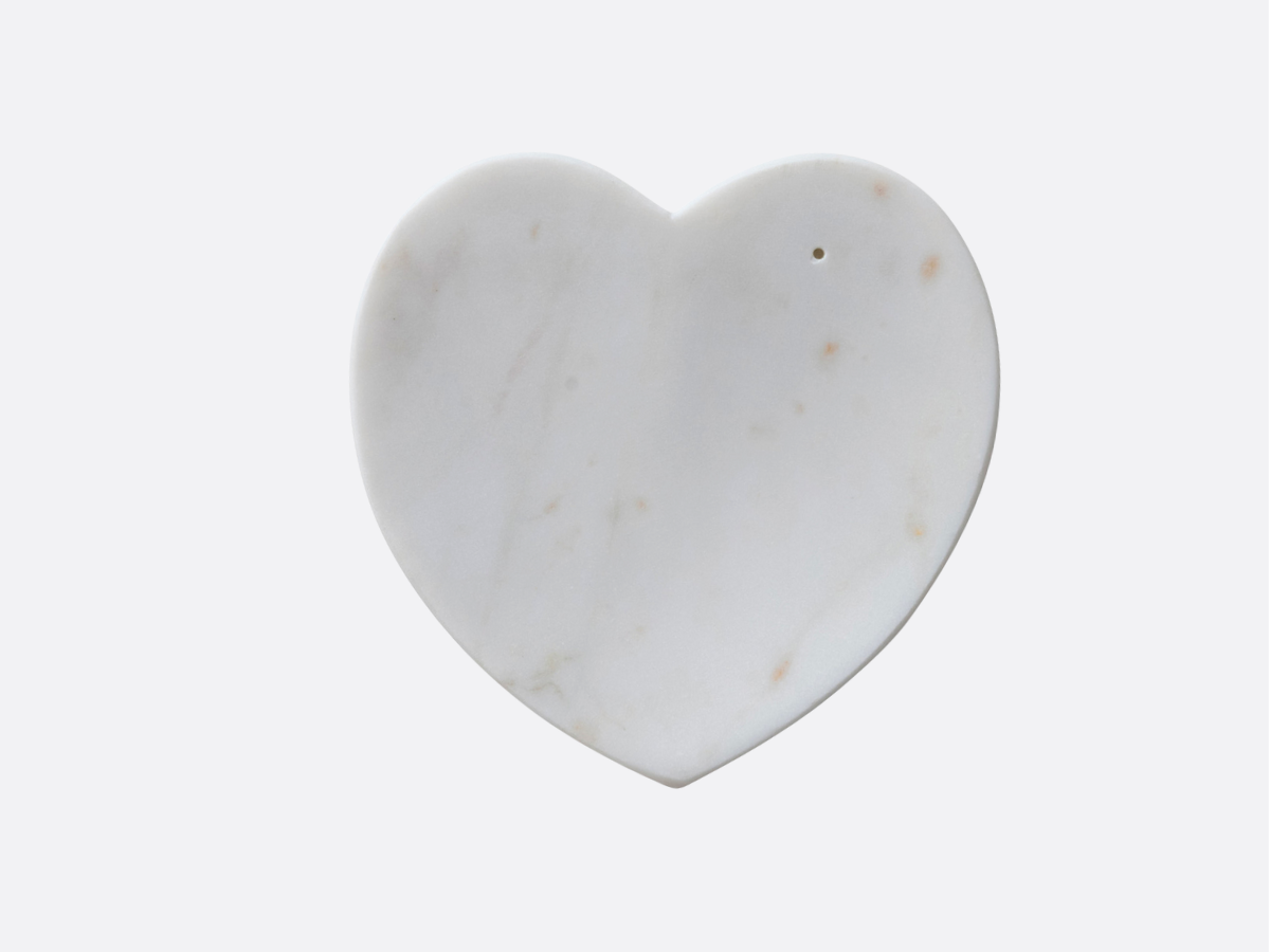 Marble Heart-Shaped Dish
