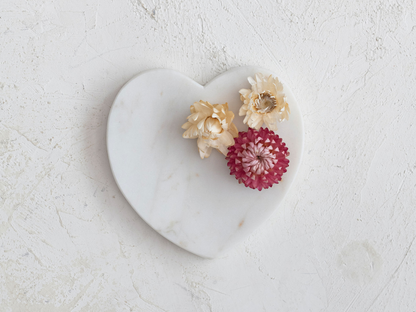 Marble Heart-Shaped Dish