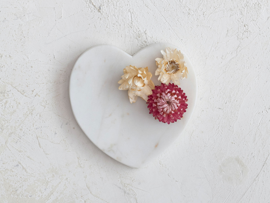 Marble Heart-Shaped Dish