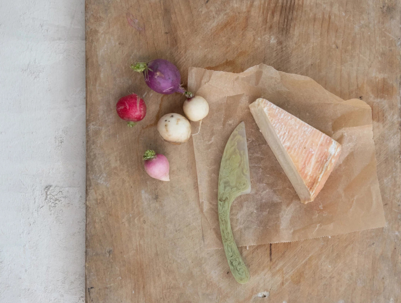 Marble Resin Cheese Knife