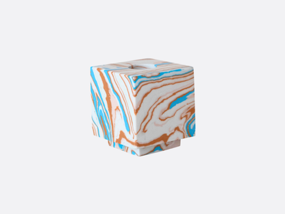 Stone & Resin Taper Candle Holder