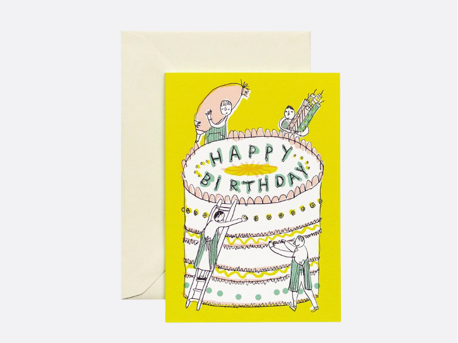 Massive Cake Card - Birthday Card