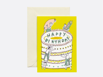 Massive Cake Card - Birthday Card