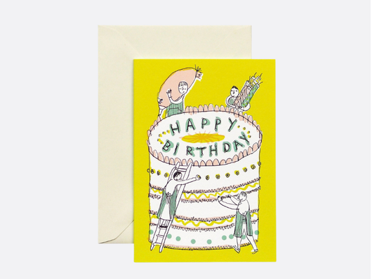 Massive Cake Card - Birthday Card
