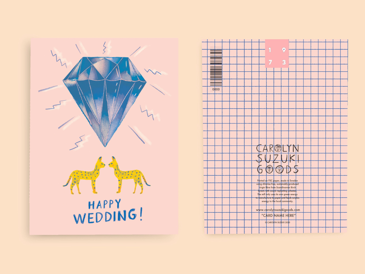 Meowy Wedding - Wedding Card