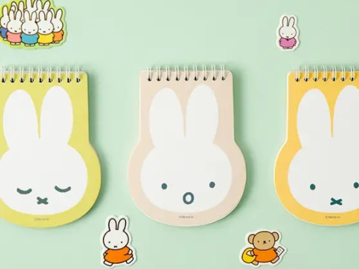 Miffy Shaped Notebook Memo Spring Pad