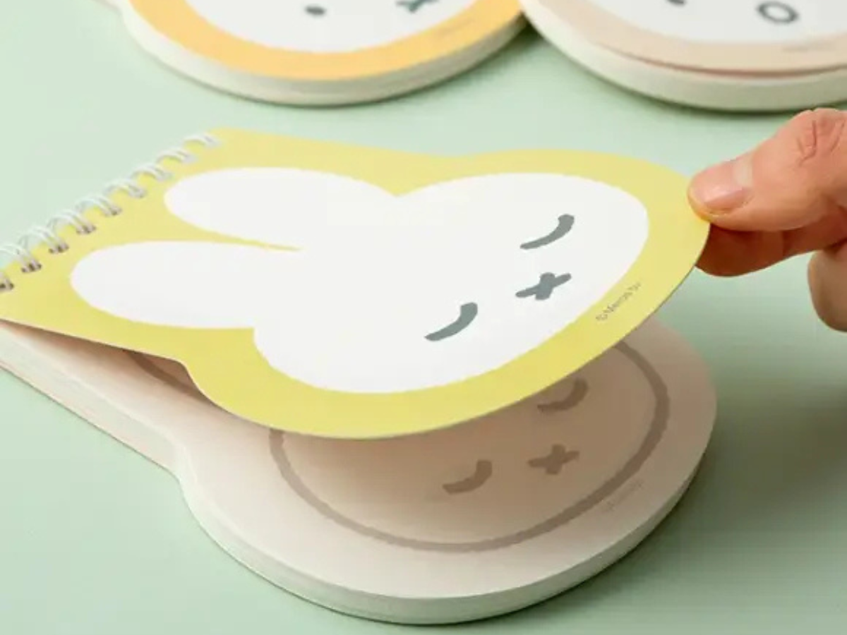Miffy Shaped Notebook Memo Spring Pad