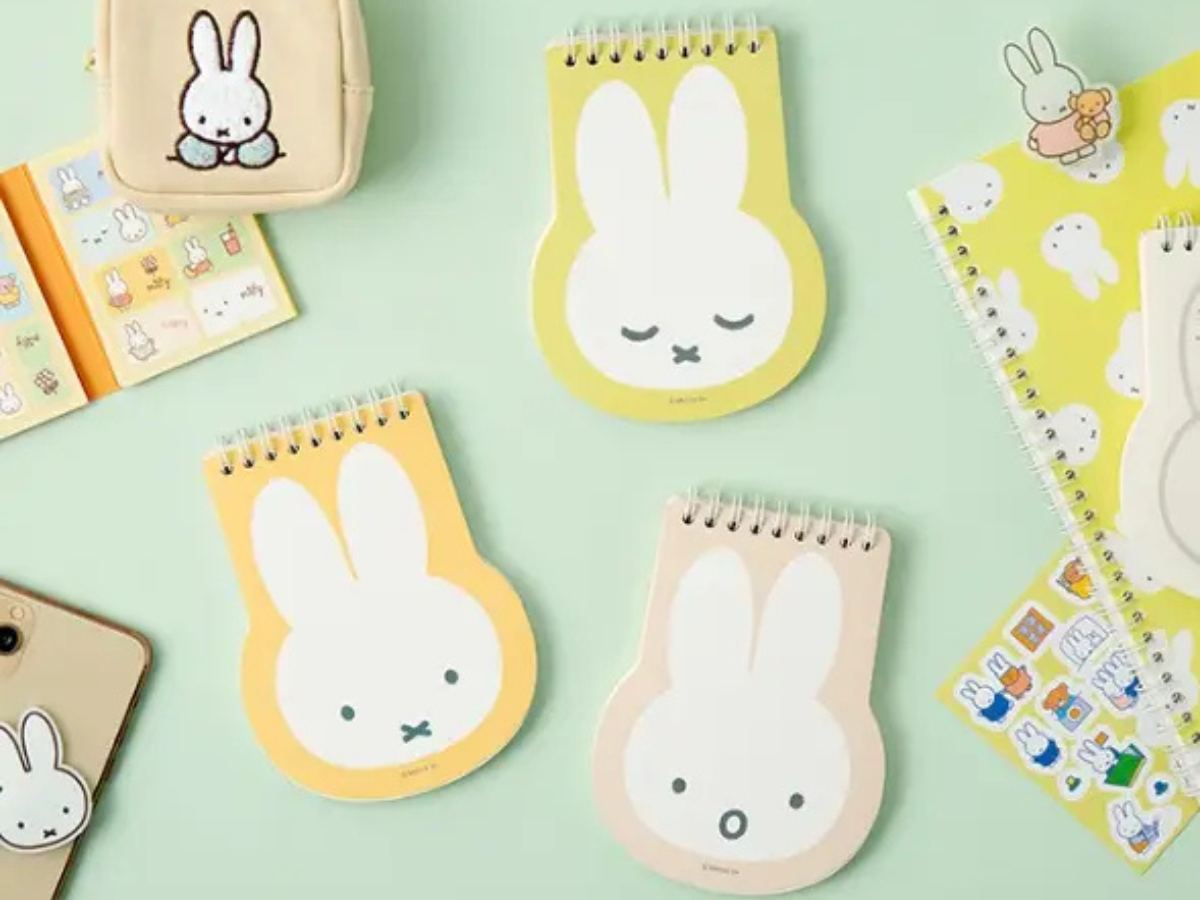 Miffy Shaped Notebook Memo Spring Pad