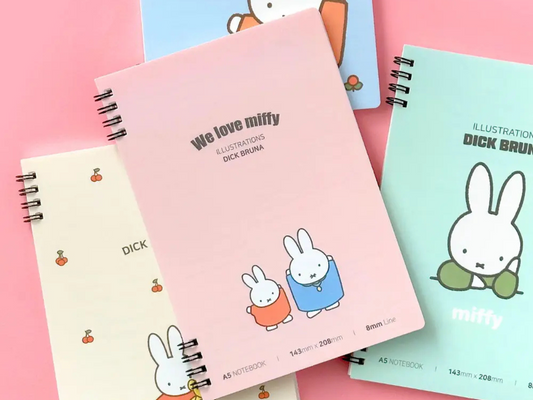 Miffy Twin-Ring A5 Notebook