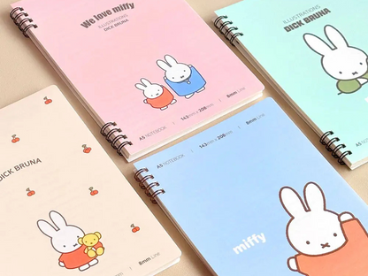 Miffy Twin-Ring A5 Notebook