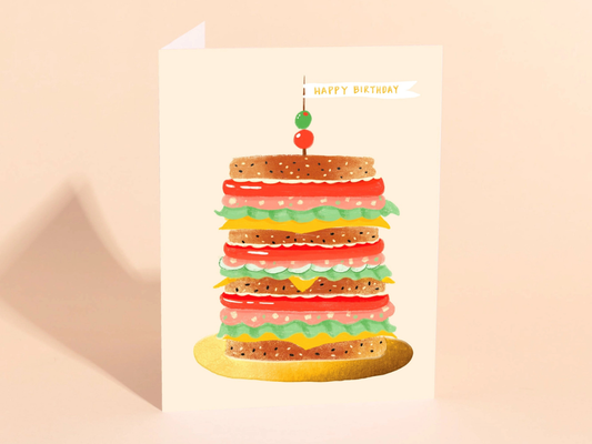 Mortadella Tall Boy - Birthday Card
