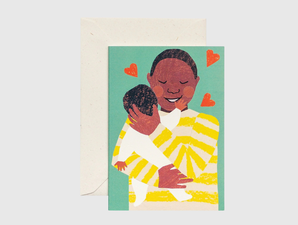 New Baby Cuddle - Baby Card