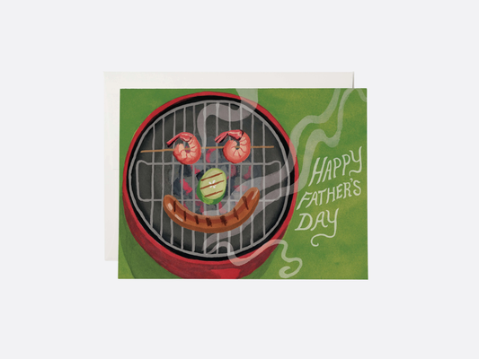 On the Grill - Father's Day Card
