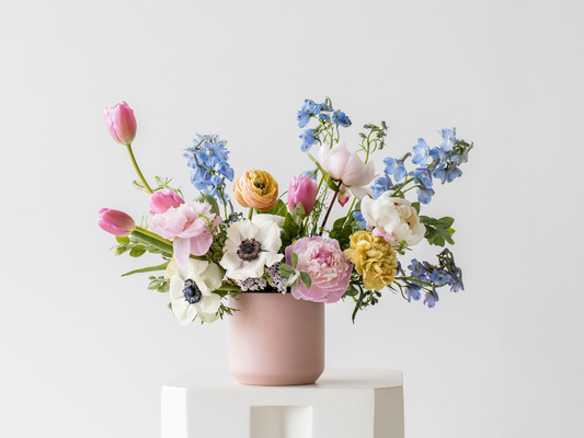 Pastel Garden Flower Arrangement