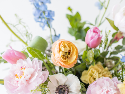 Pastel Garden Flower Arrangement