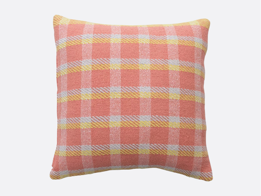 Cotton Plaid Pillow