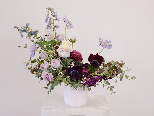 The Plum Pudding Flower Arrangement