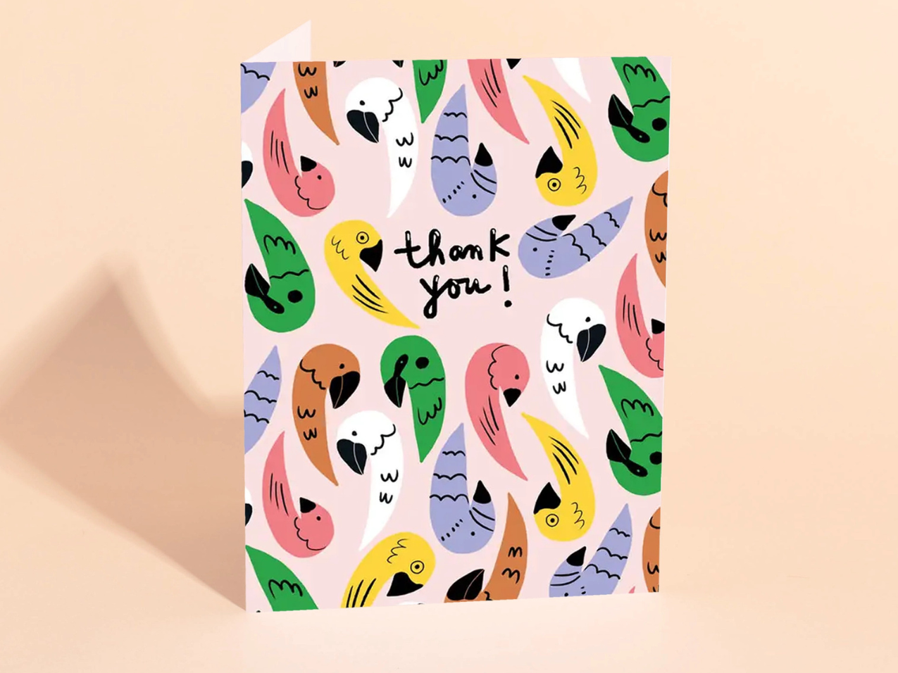 Polly Wanna Thank You - Thank You Card