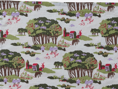 Square Cotton Printed Napkins - Set of 4