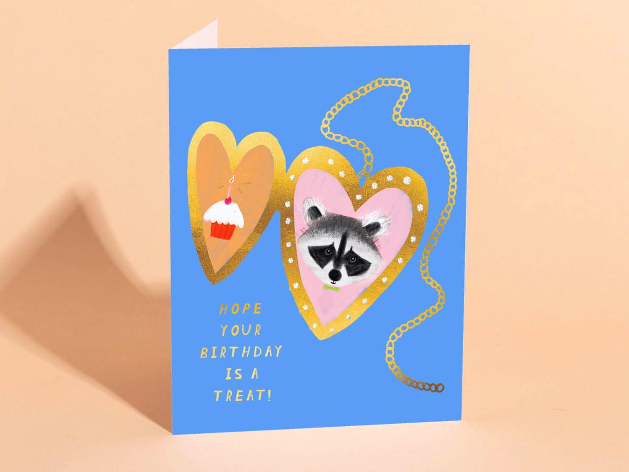 Raccoon Pal - Birthday Card