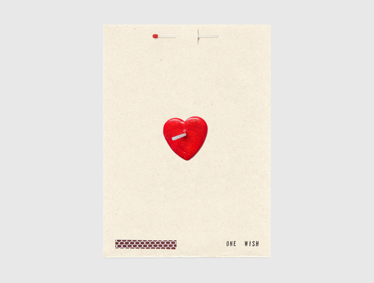 Wish Card - Red Heart