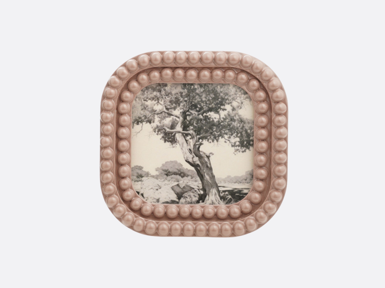 Resin Bobbin Photo Frame - Pink