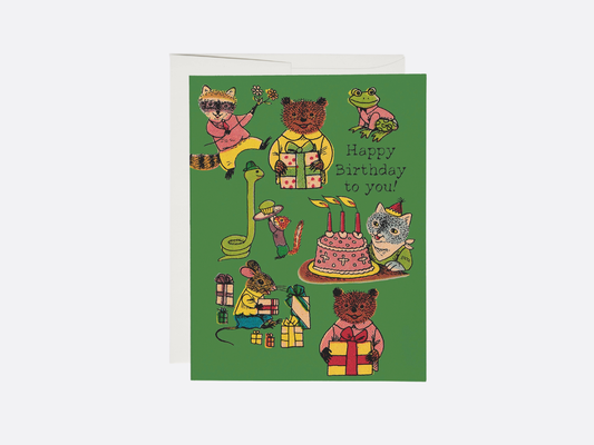 Richard Scarry Critter Wishes - Birthday Card