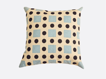 Rivet Embroidered Pillow