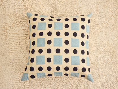 Rivet Embroidered Pillow