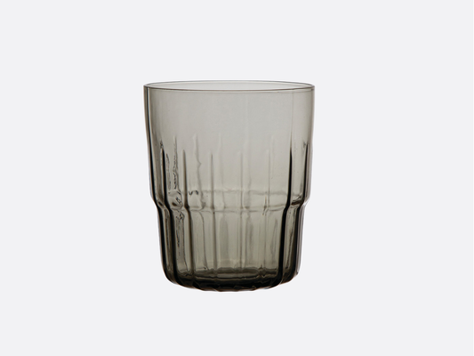 Scandinavian 12oz Grey Drinking Glass