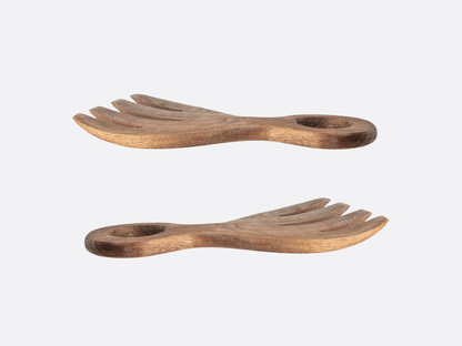Acacia Wood Salad Servers - Set of 2