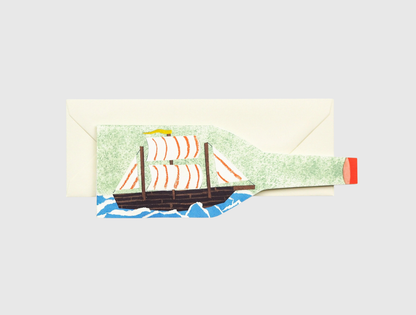 Ship in A Bottle - Everyday Card